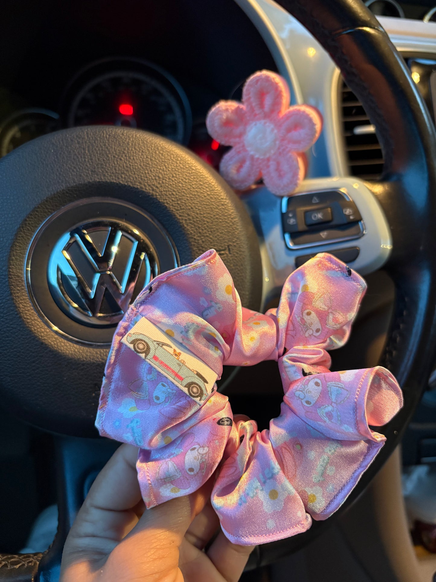 Melody satin scrunchie