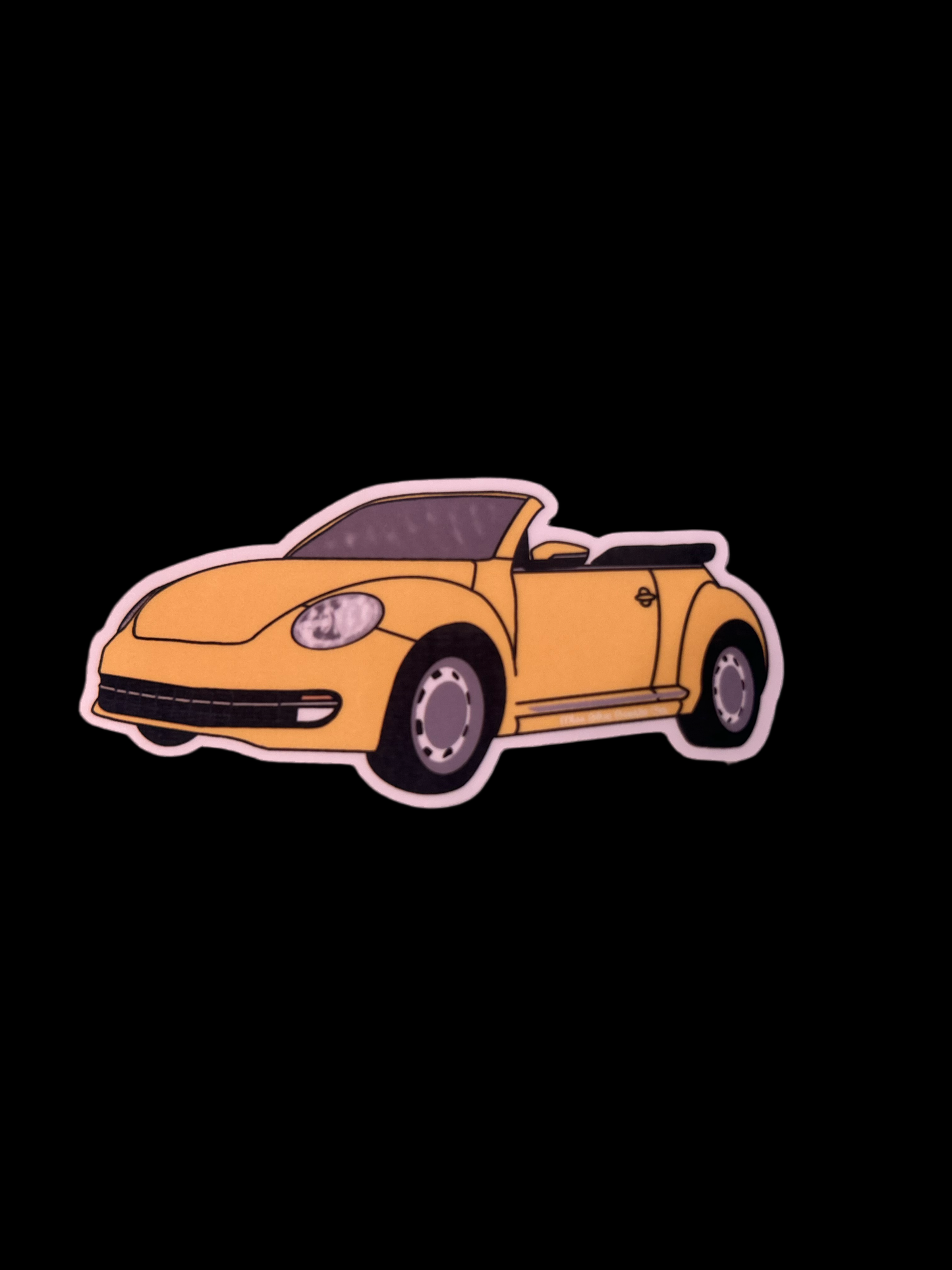 Yello bug A5 convertible sticker