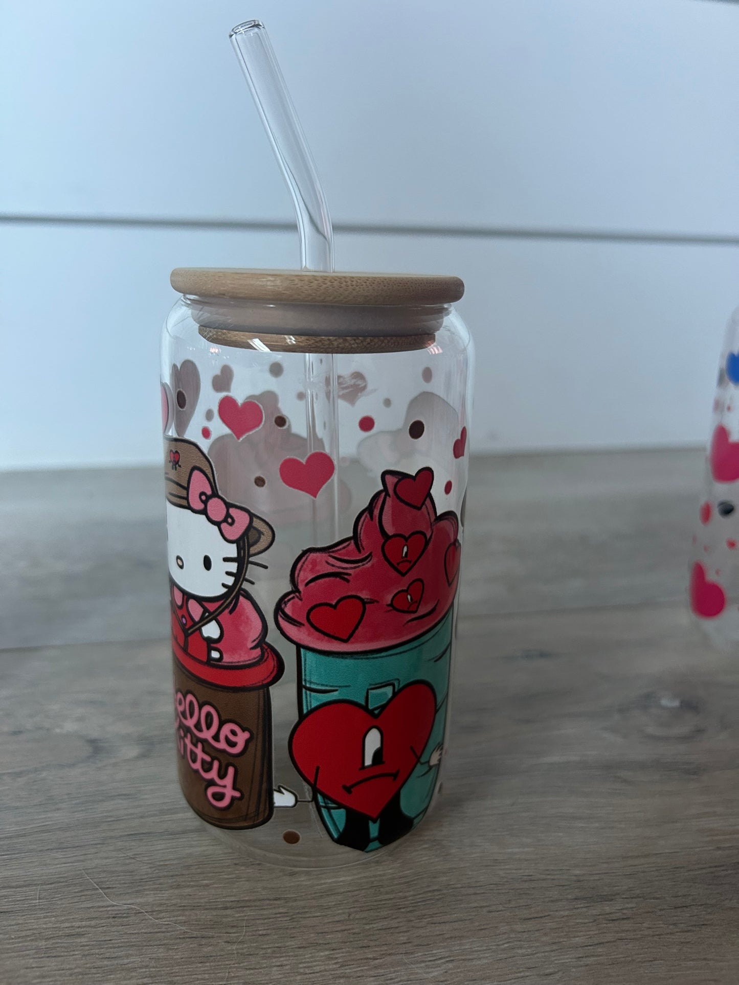 Benito & kitty glass cup