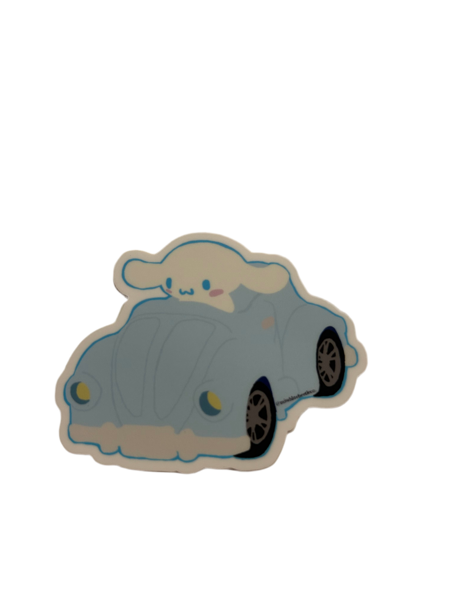 Cinna Beep Beep blue bug sticker