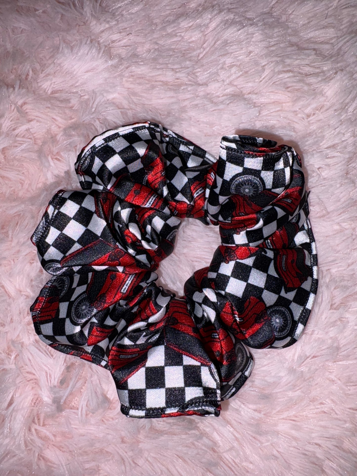 Gti satin scrunchie
