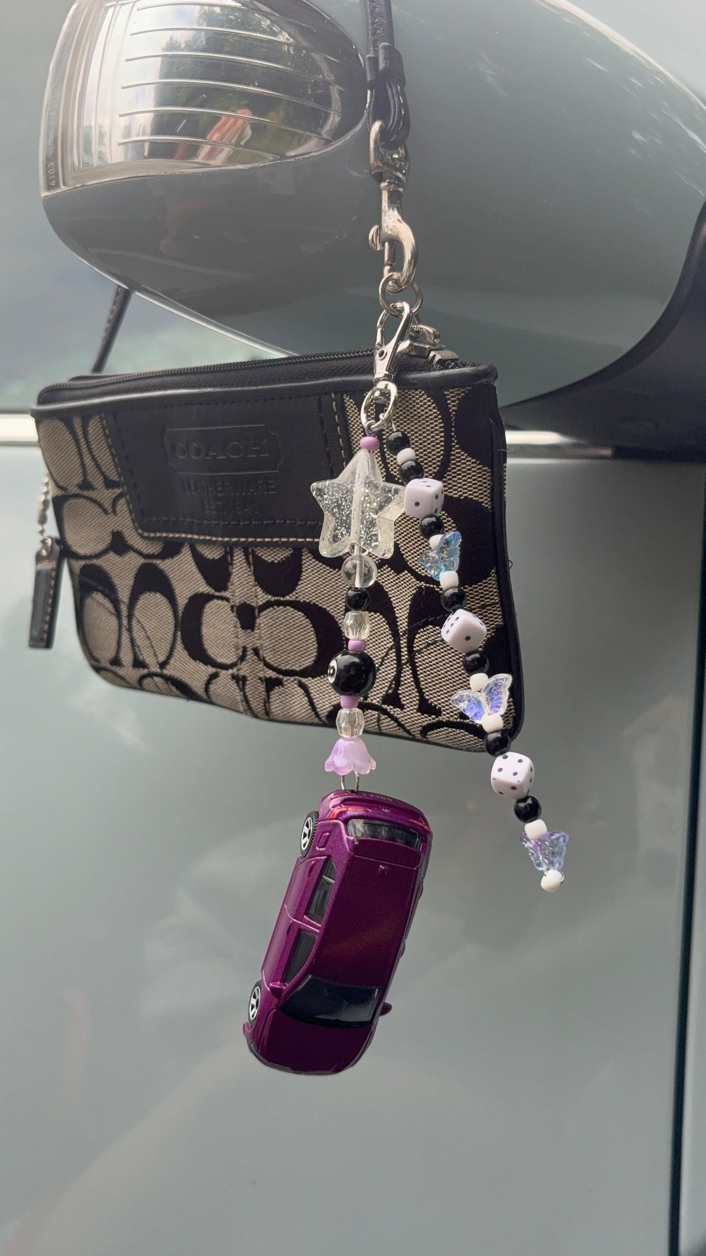 Purple golf spektrum Keychain