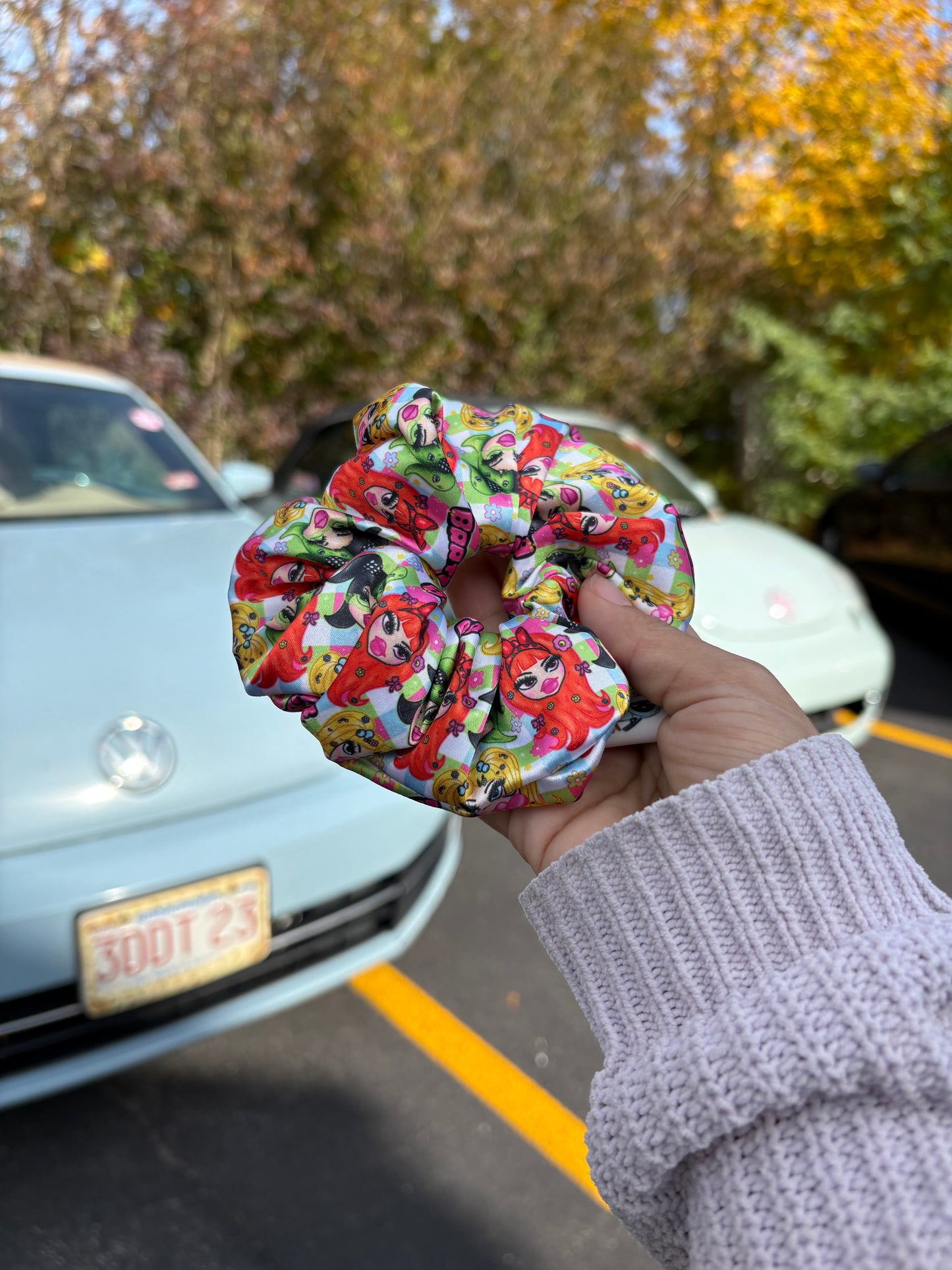 Brat Girls satin scrunchie