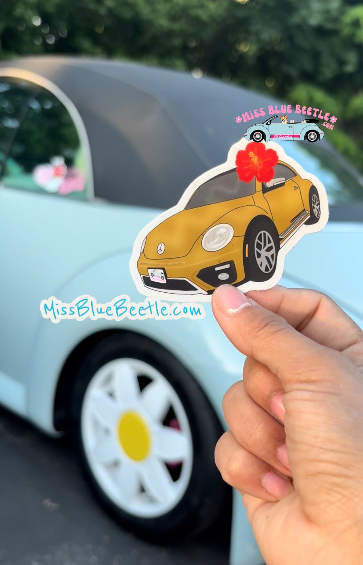 Dune Bug weatherproof sticker