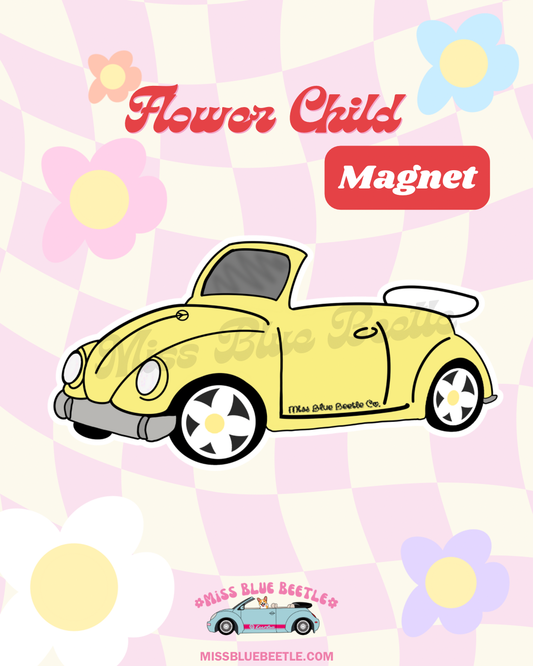 Punch buggy magnets (click to see all colors)