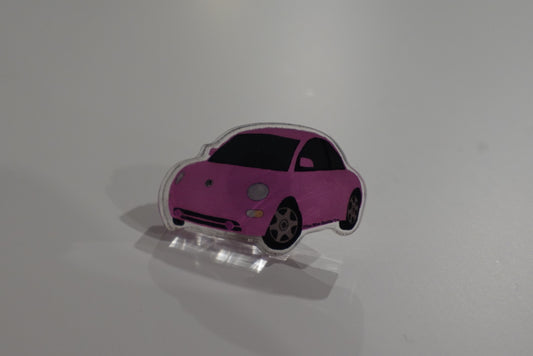 Pink Bug Pin