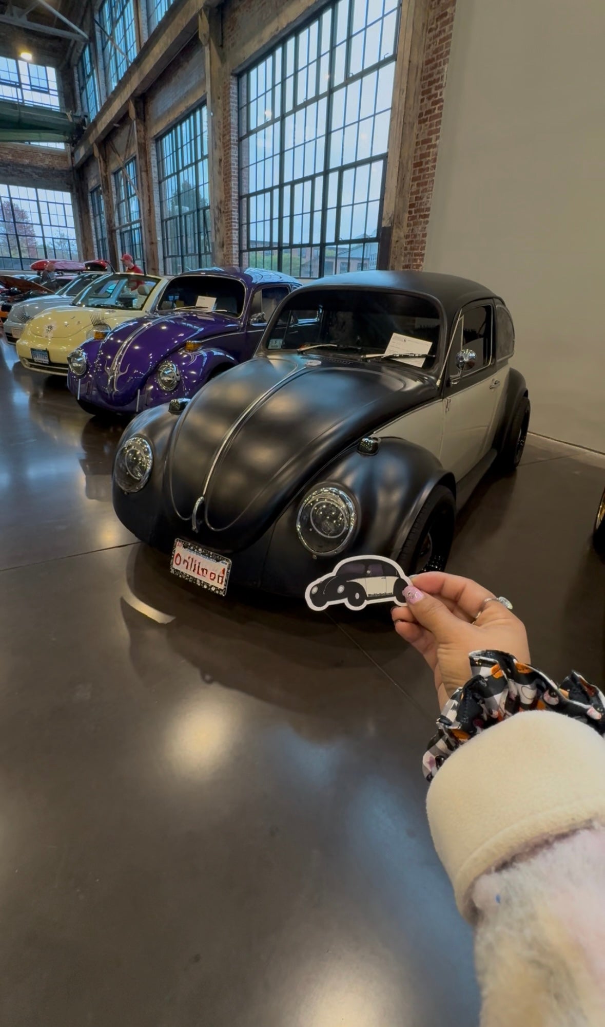 Goth bug decal