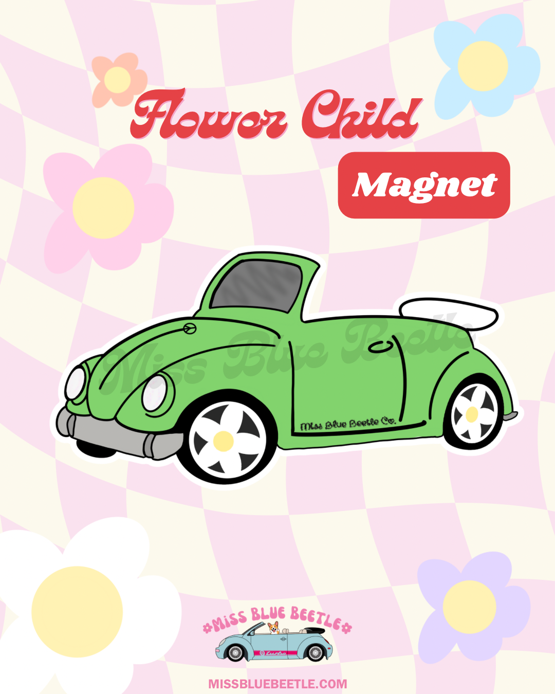 Punch buggy magnets (click to see all colors)