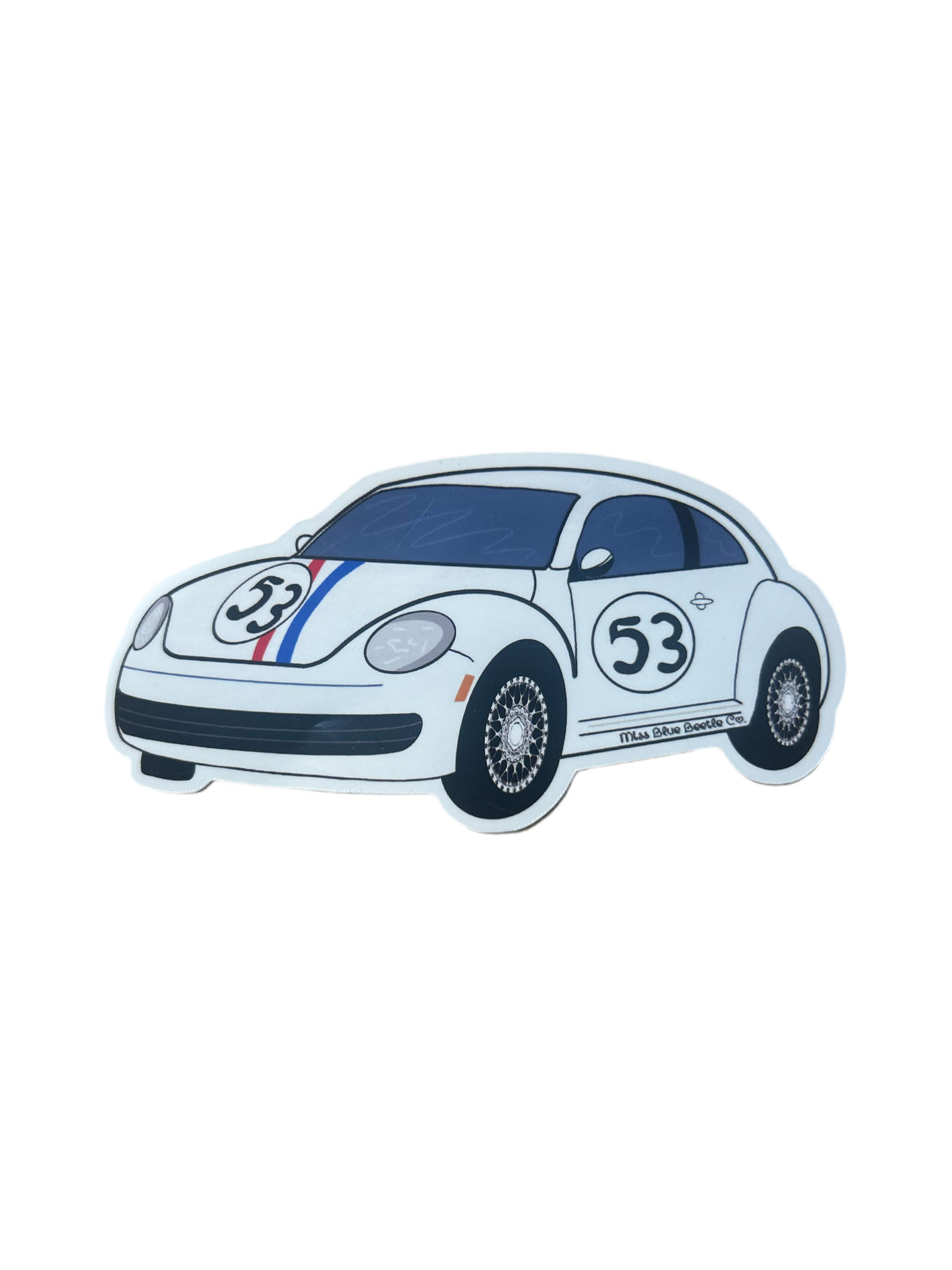 Racing 12 & up bug sticker