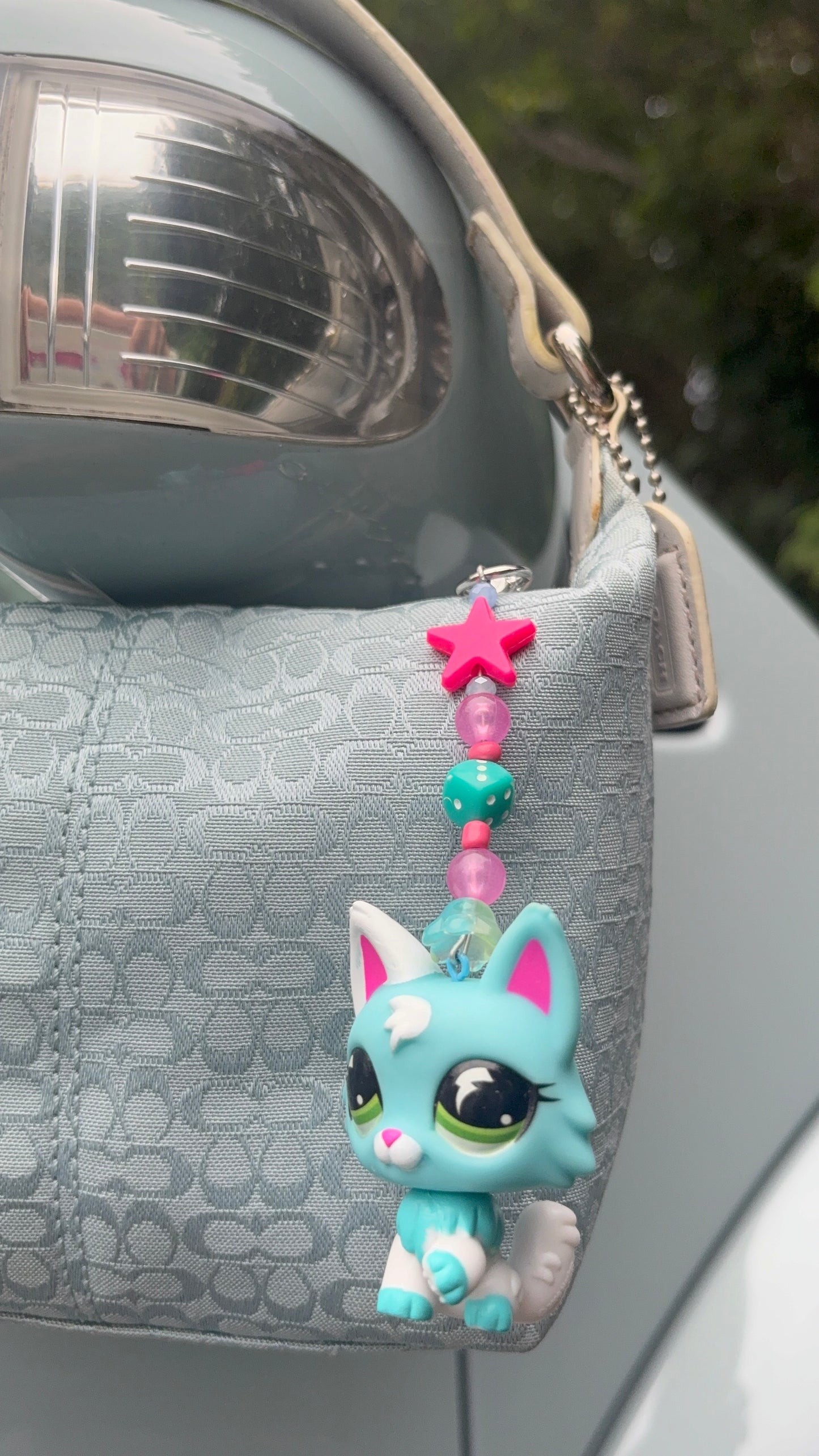 LPS kitty cat Keychain