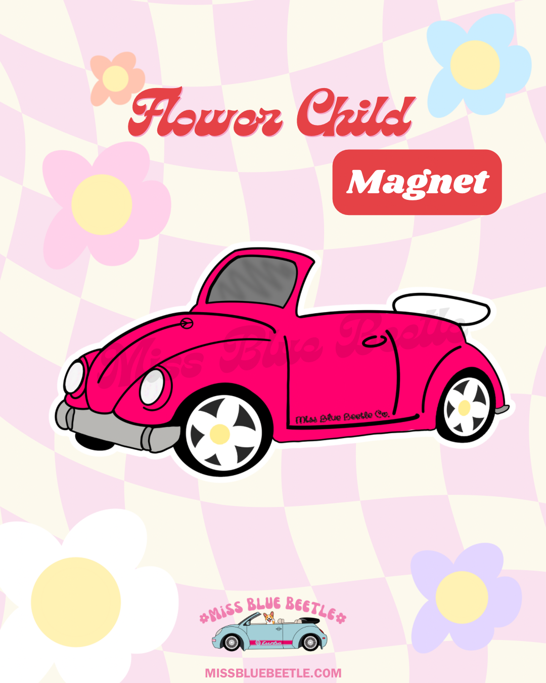 Punch buggy magnets (click to see all colors)