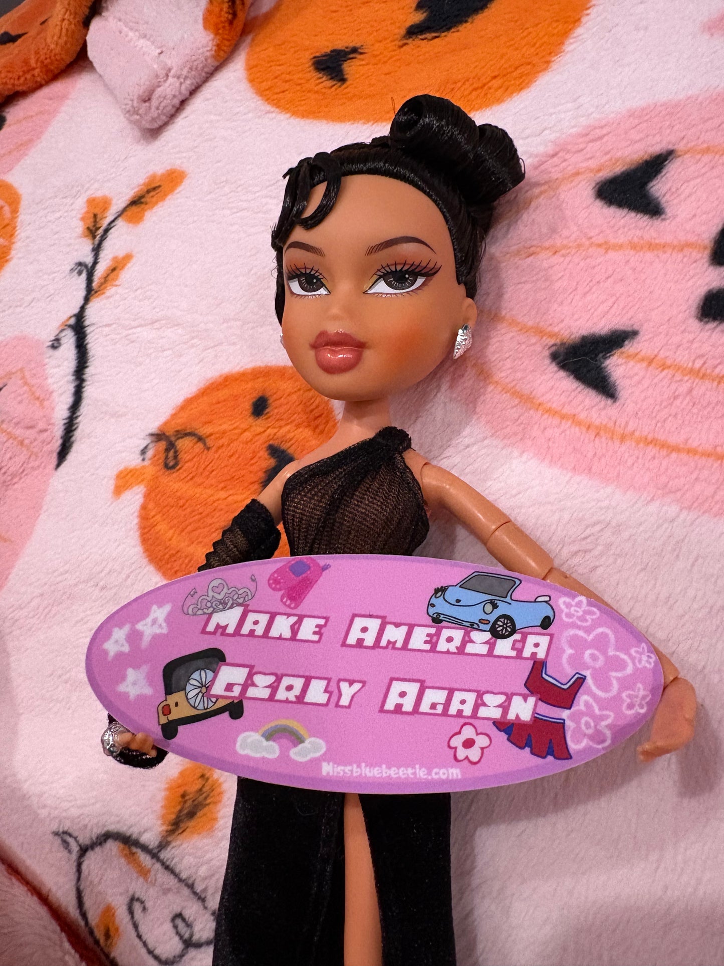 Girly America decal