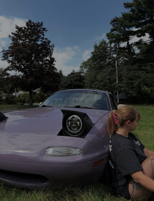 Miata pink hair claw clip