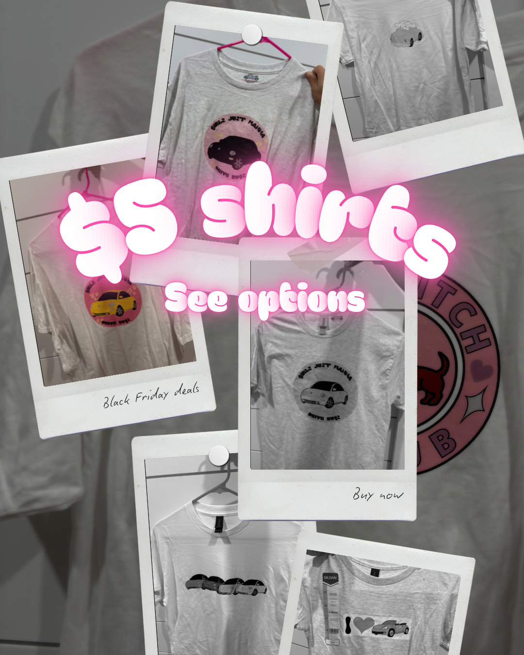 $5 dollar tees Black Friday Deal